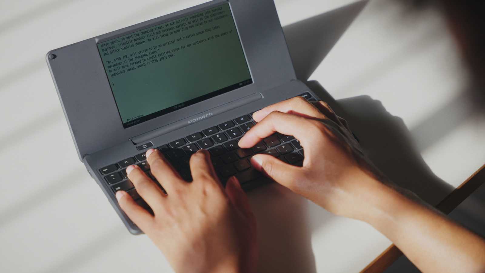 pomera - Full-Suite Typewriter For Focused Writing Includes Screen Protector Film